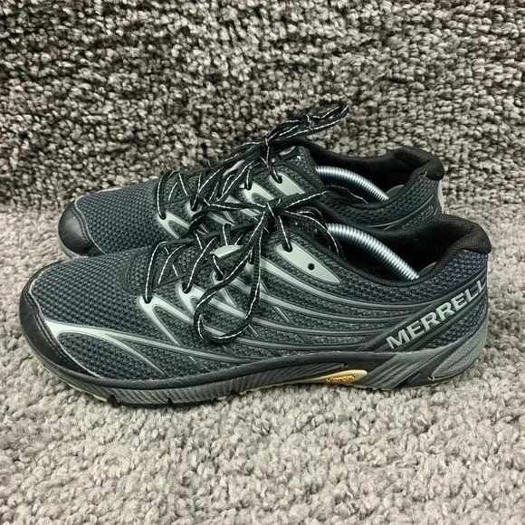 Merrell Mens Size 8 Monument Sneakers Shoes Athletic Black Running Lace Up Logo main image 6